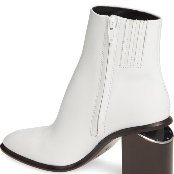 NIB! Alexander Wang White ‘Anna’ Bootie, size 40 - Picture 5 of 10